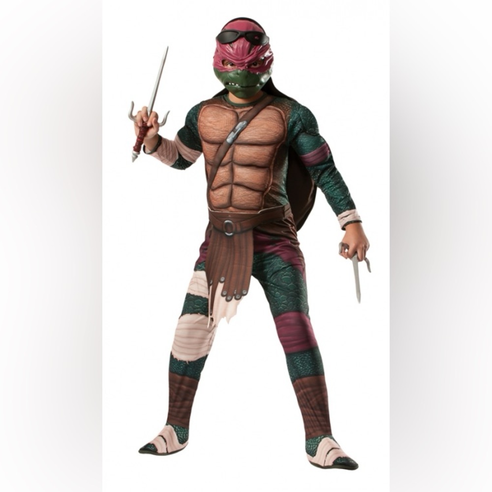 Teenage Mutant Ninja Turtles Movie Deluxe Raphael Halloween Adult Costume